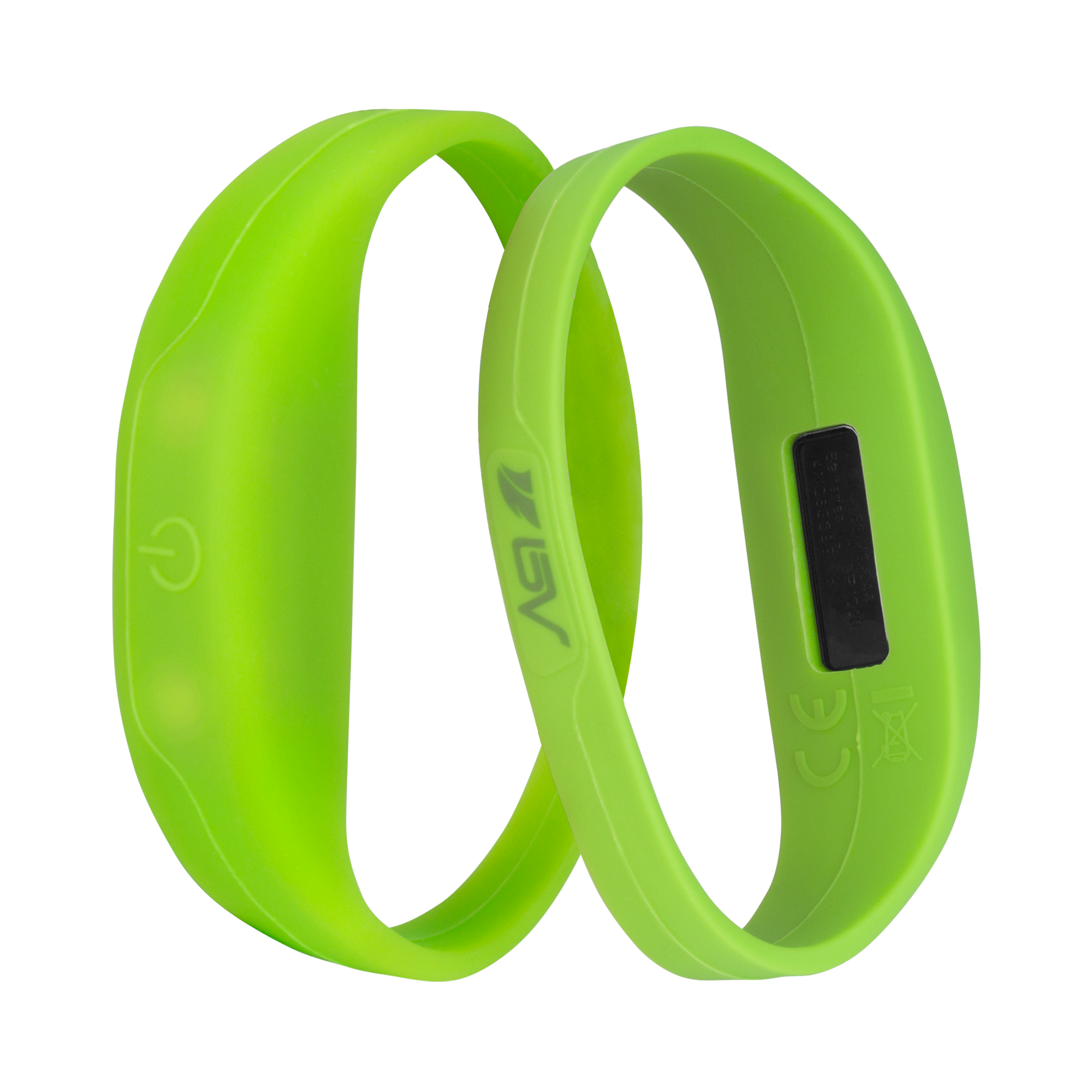 BV 2 Pack LED Safety Activity Bracelet - Light Green