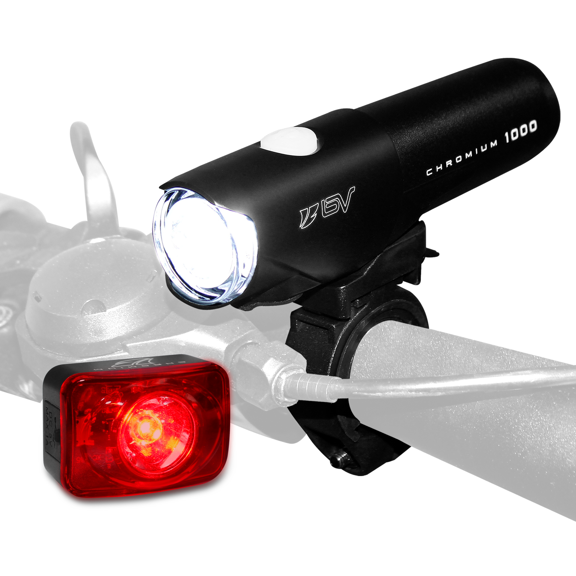 BV Rechargeable Headlight and Taillight
