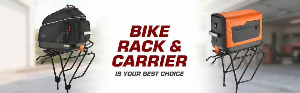 IBERA Bike Commuter Bag and Carrier Combo | IB-BA11-RA11