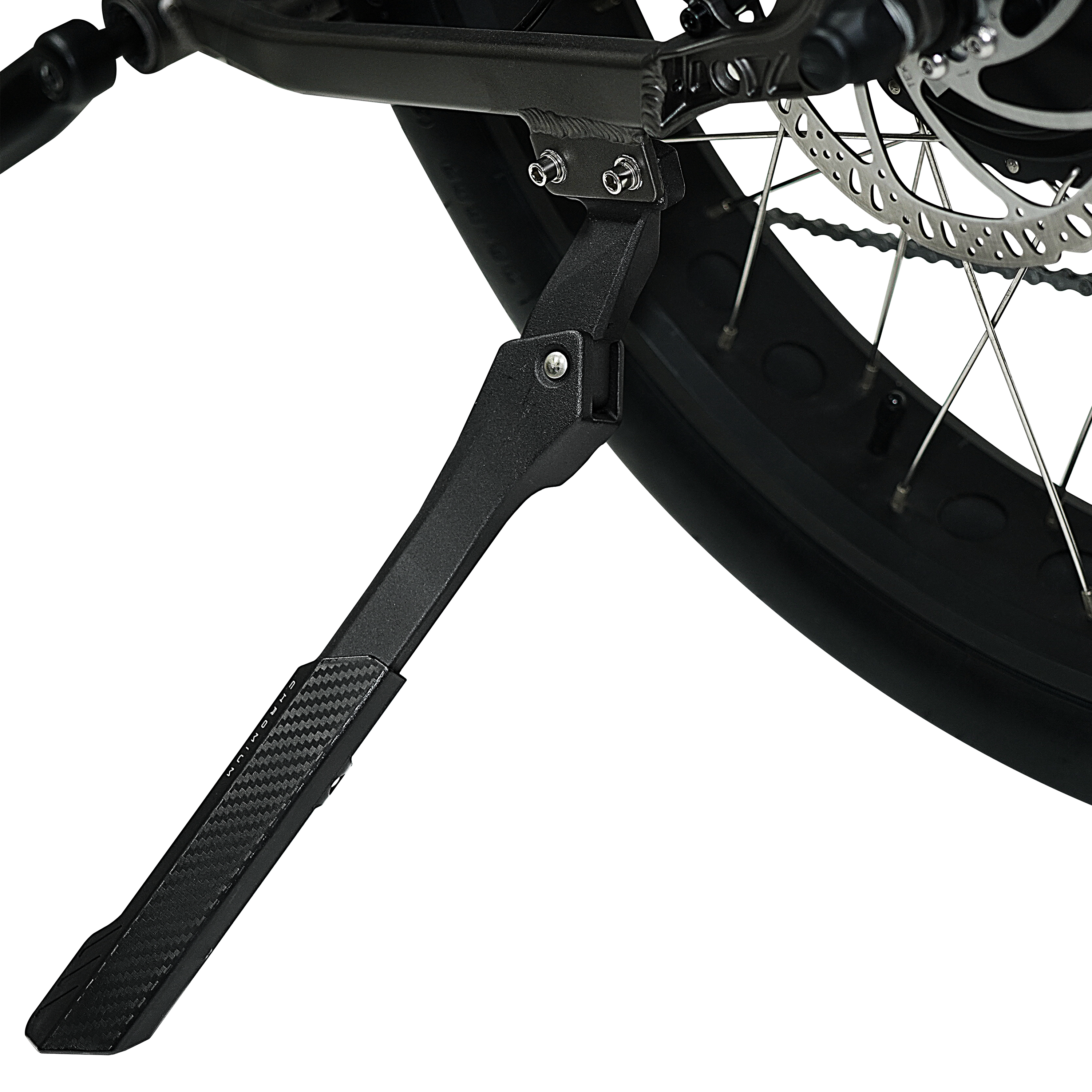 BV Heavy Duty E-Bike Kickstand Rear Mount | BV-KA03-BK-40MM