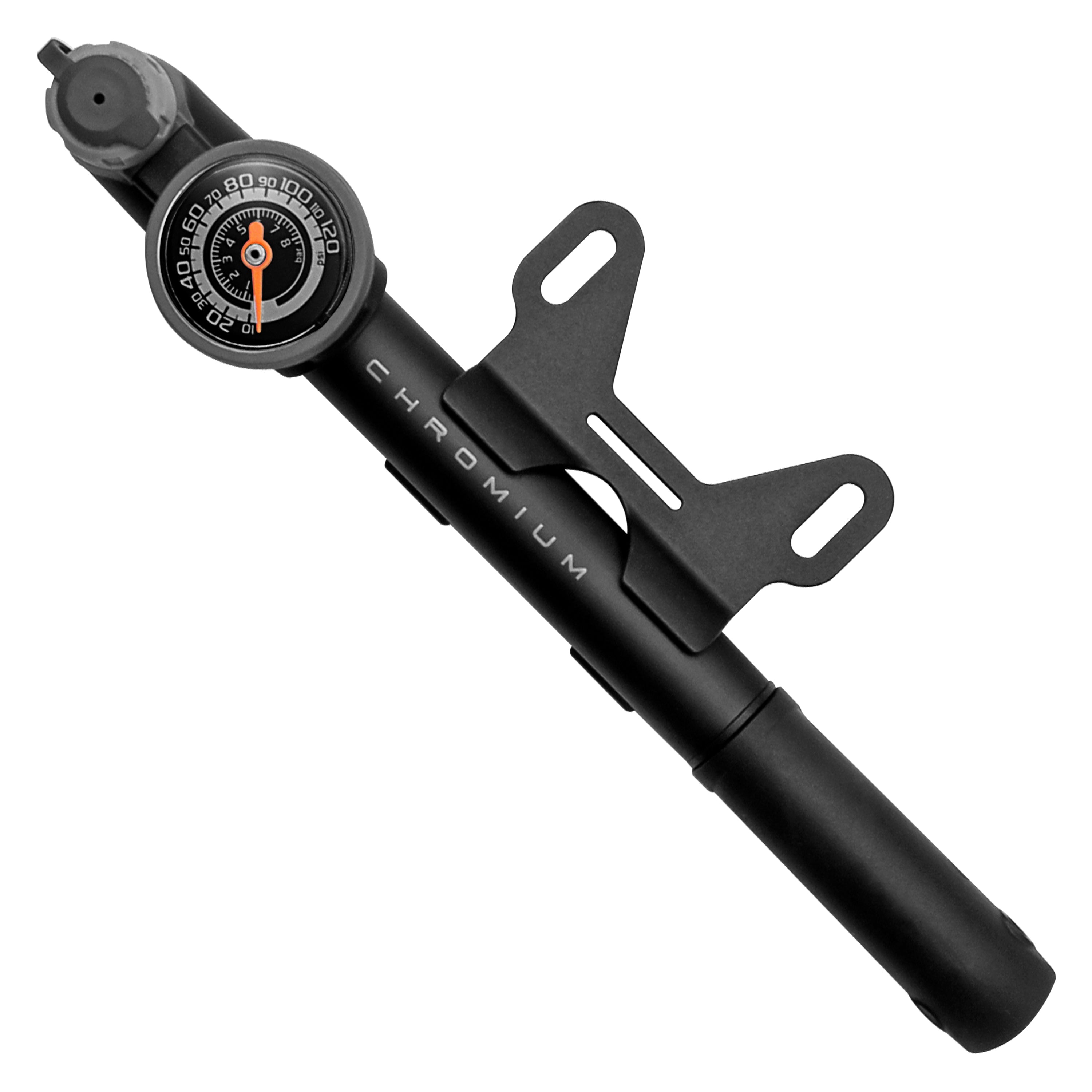 Bike Mini Portable Pump 120PSI Smart Valve with Gauge Bikepakmart