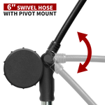 Portable Pump Includes Swivel Hose with Pivot Mount