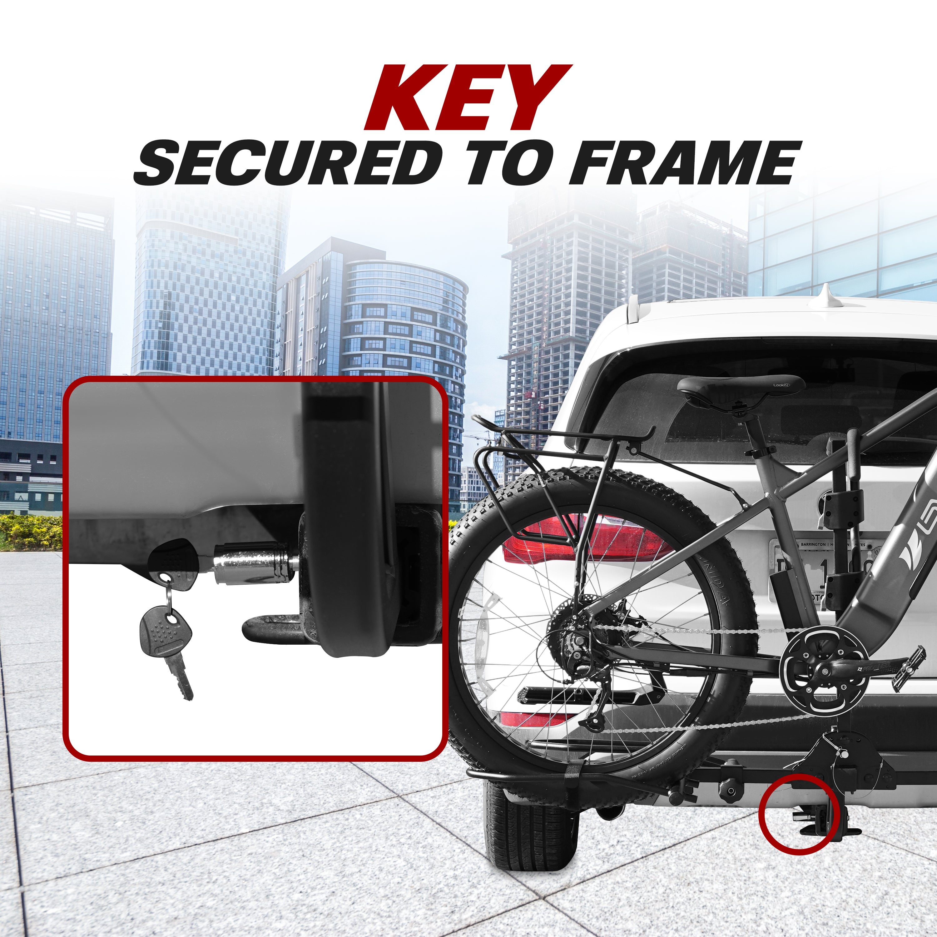 Key Secured to Frame