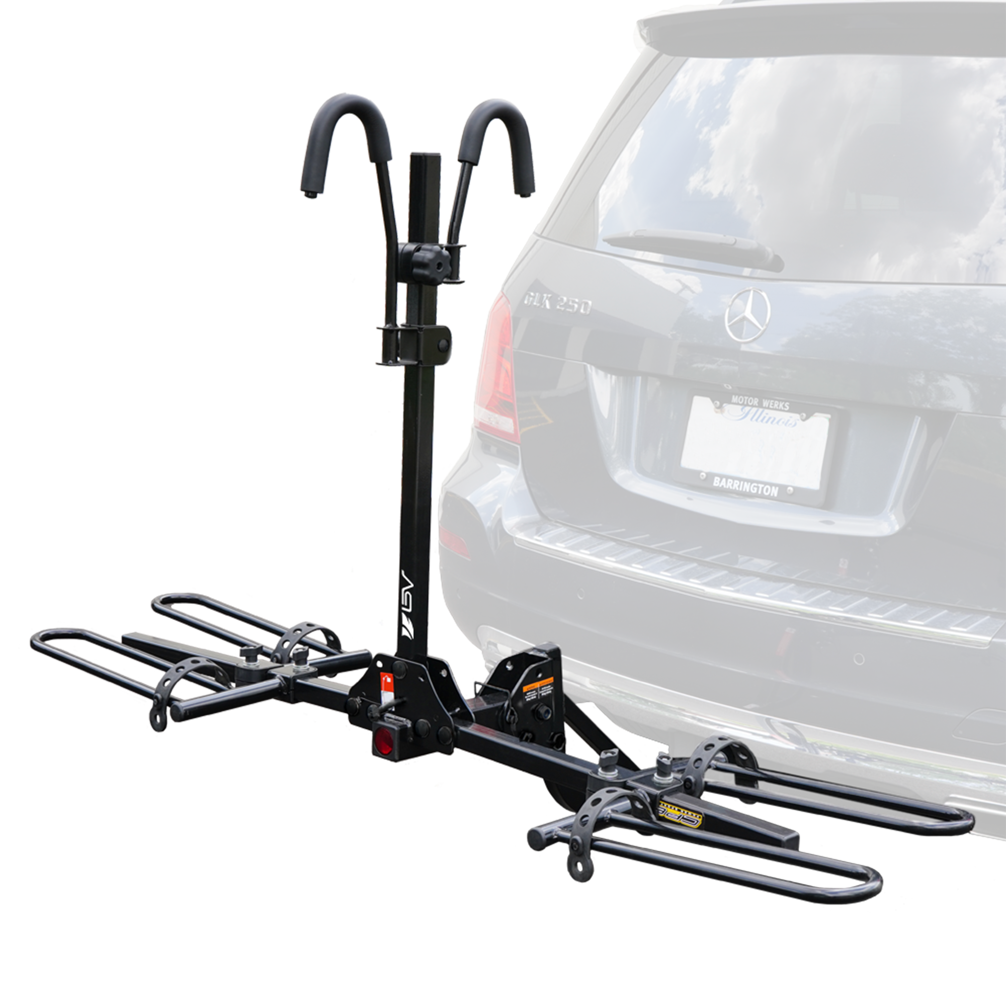 2 bike top hitch mount rack