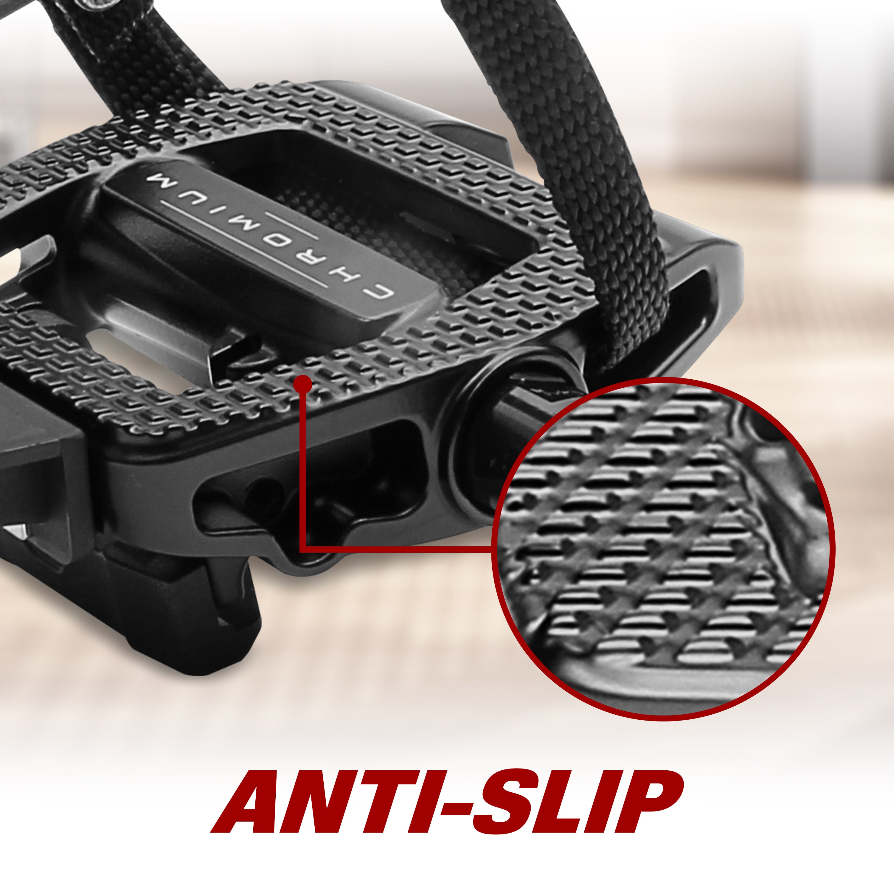 Bike Pedals with Toe Clips | BV-PD-S6 - Bikepakmart