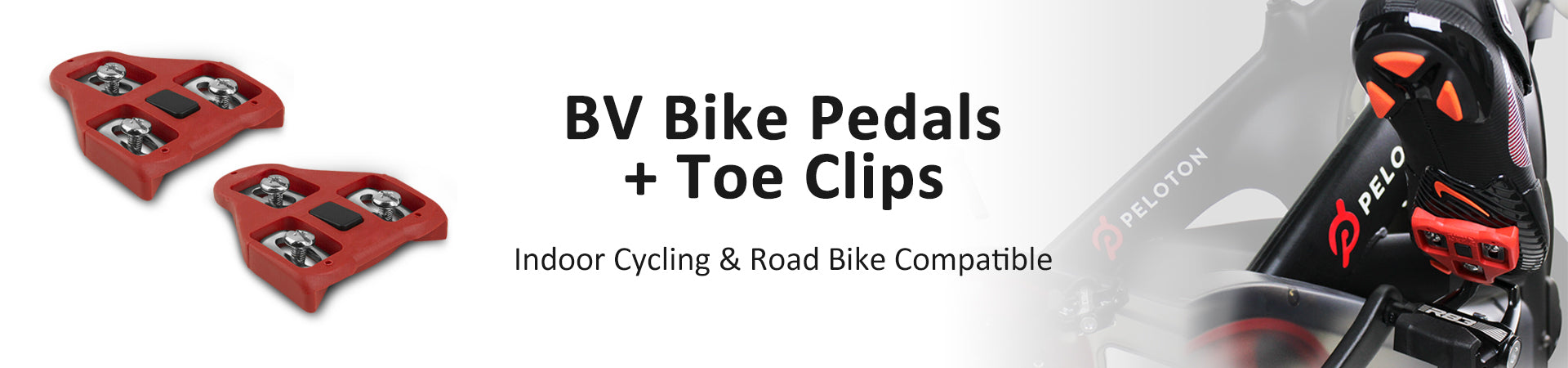 BV Bike Pedals and Toe Clips