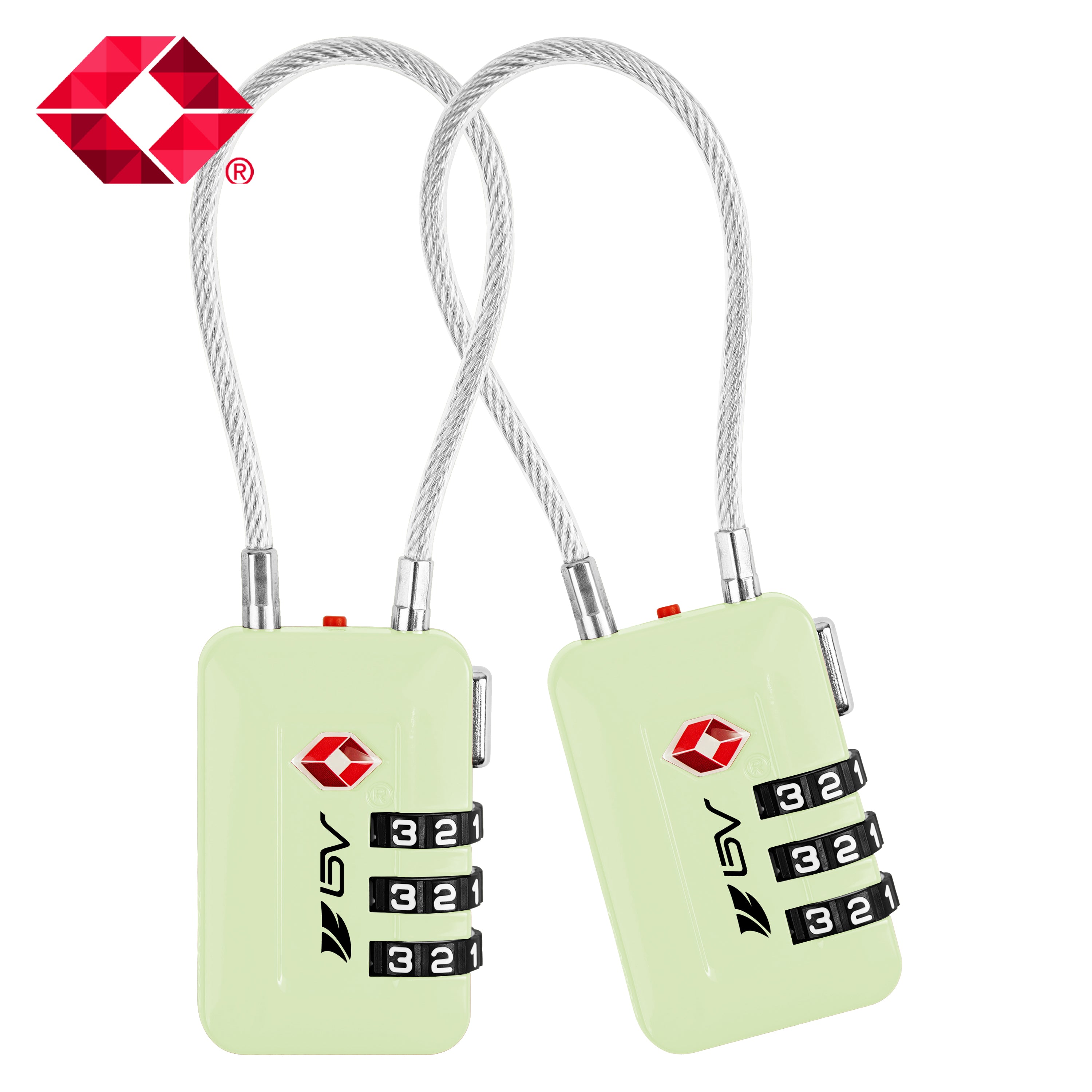 Mint Green Lock - 2 Pack