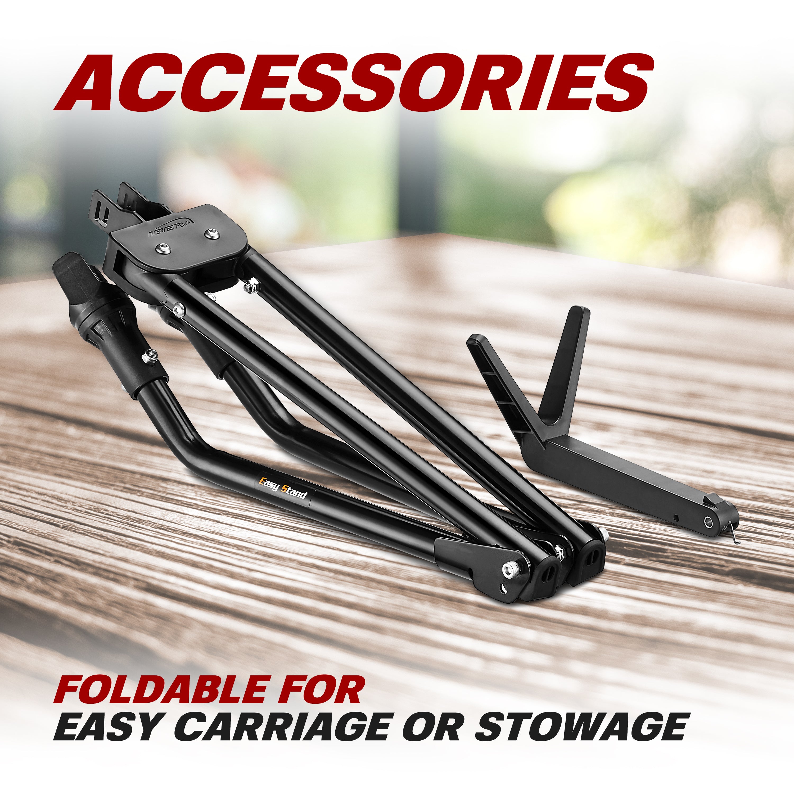 Accessories Foldable for Carriage or Stowage