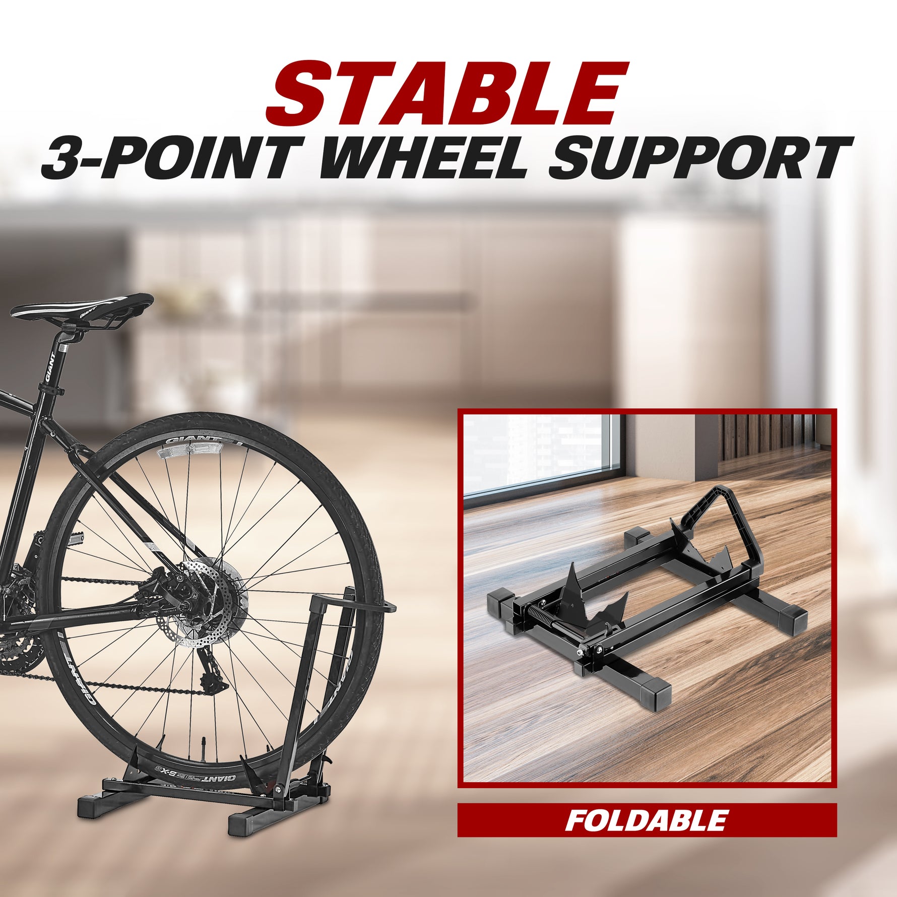 IBERA Heavy Duty Foldable Bike Stand | IB-ST18