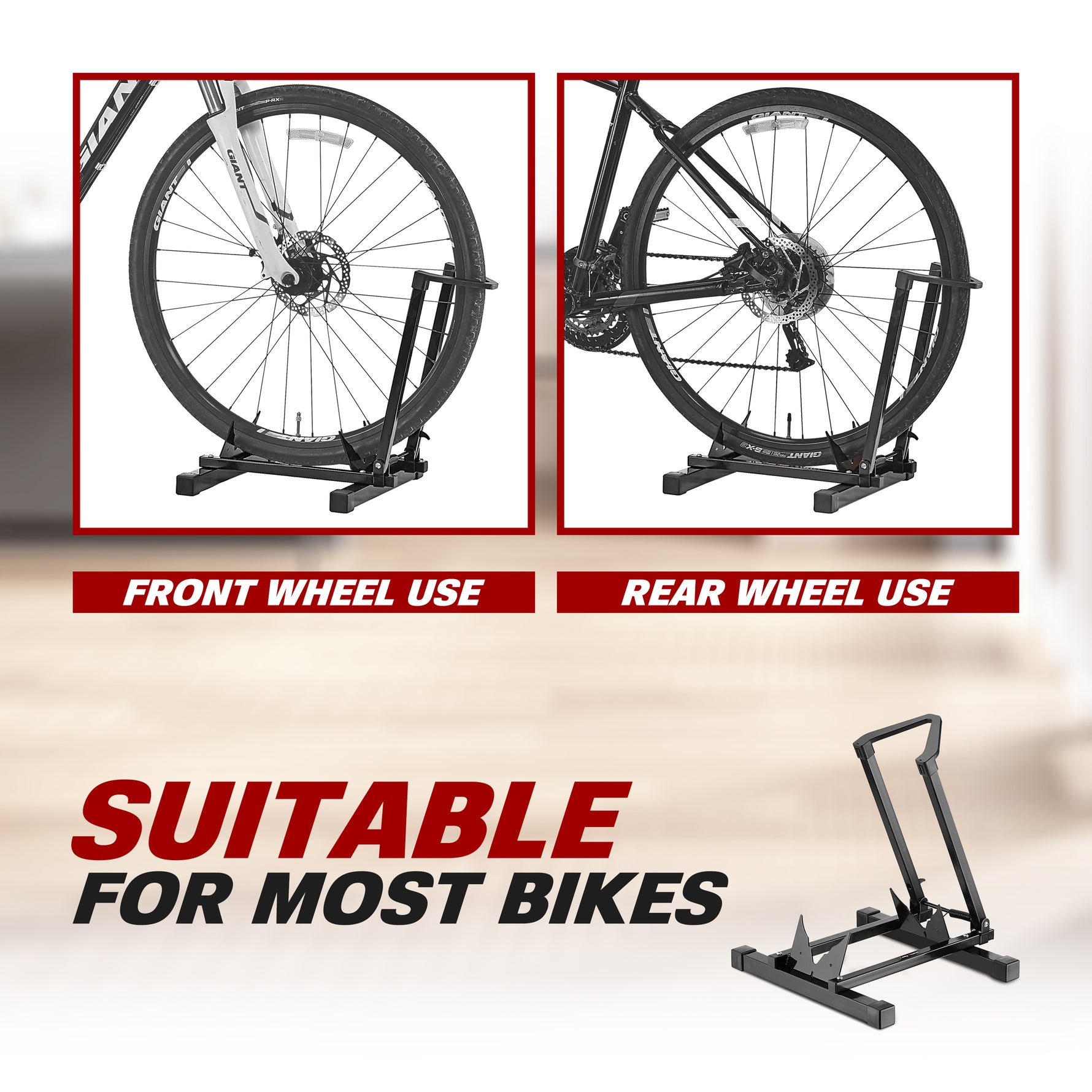IBERA Heavy Duty Foldable Bike Stand | IB-ST18