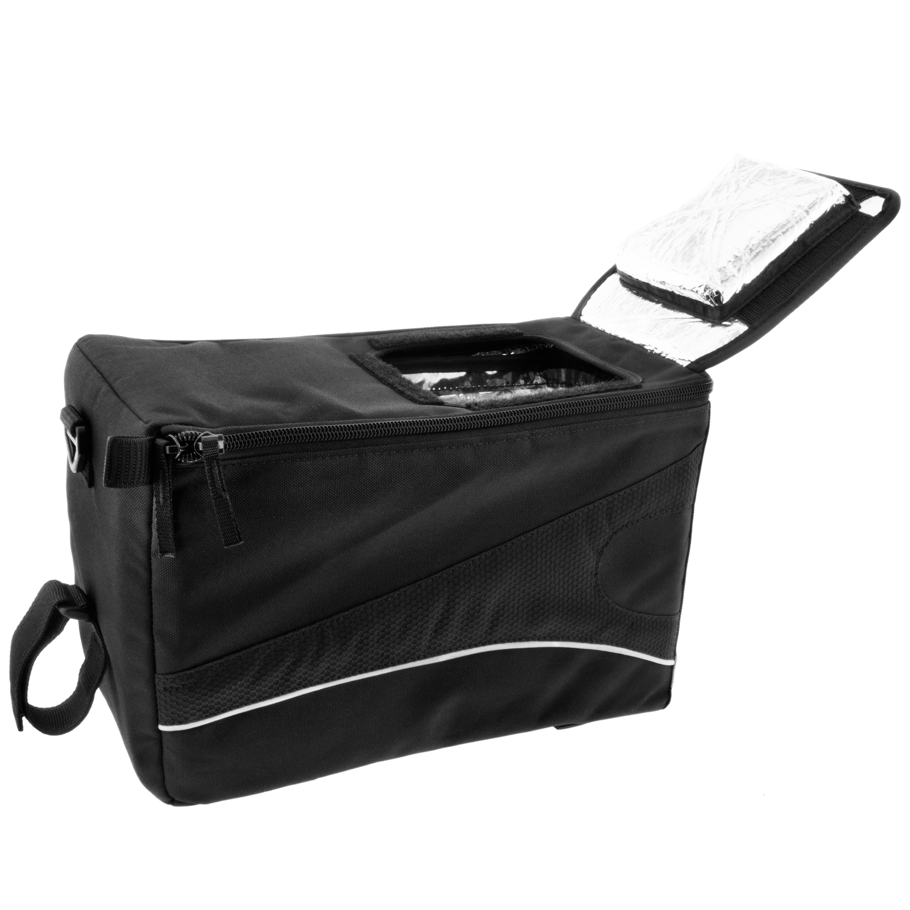 View with Small Lid Opened