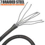 Braided steel