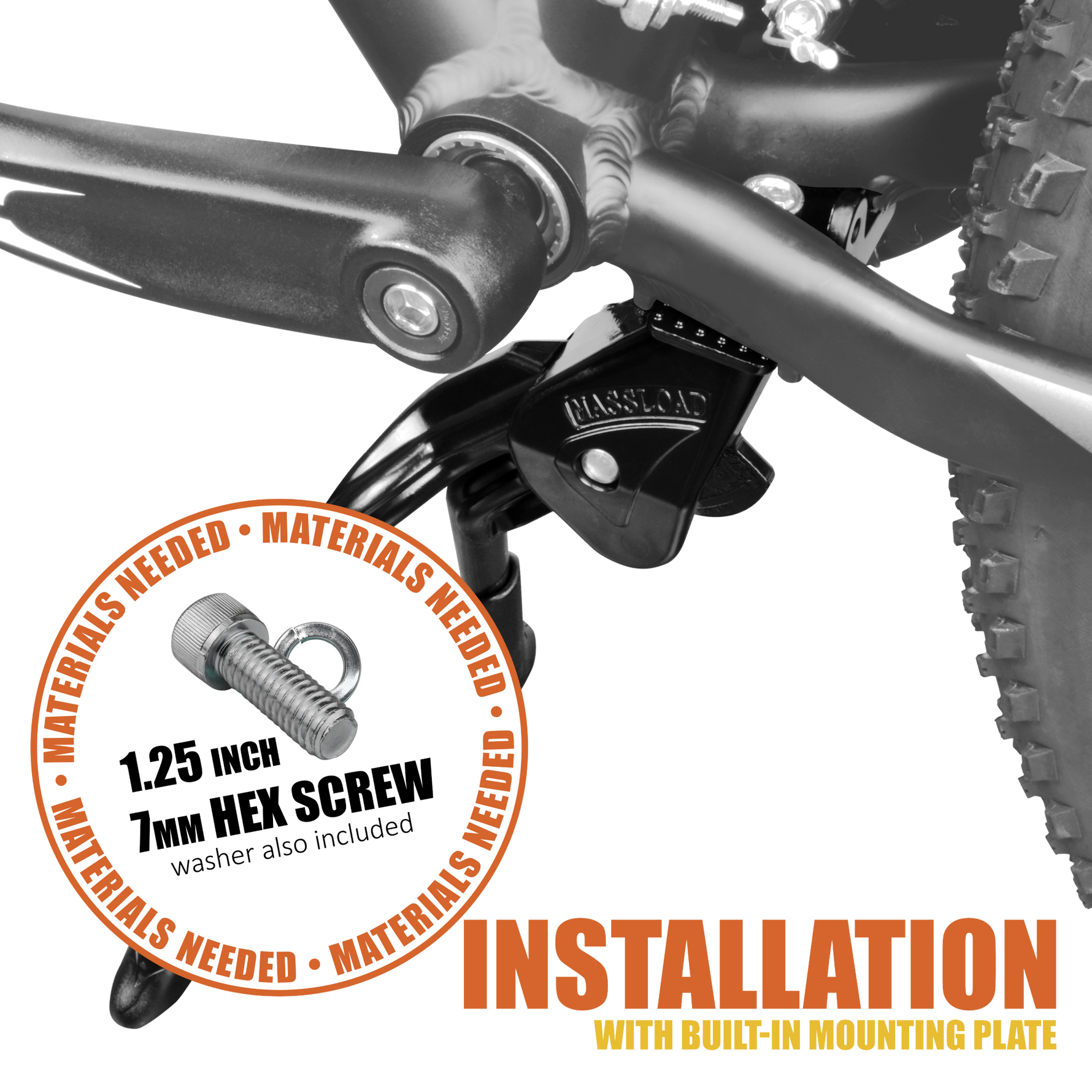 BV Bike Adjustable and Foldable Double Leg Kickstand