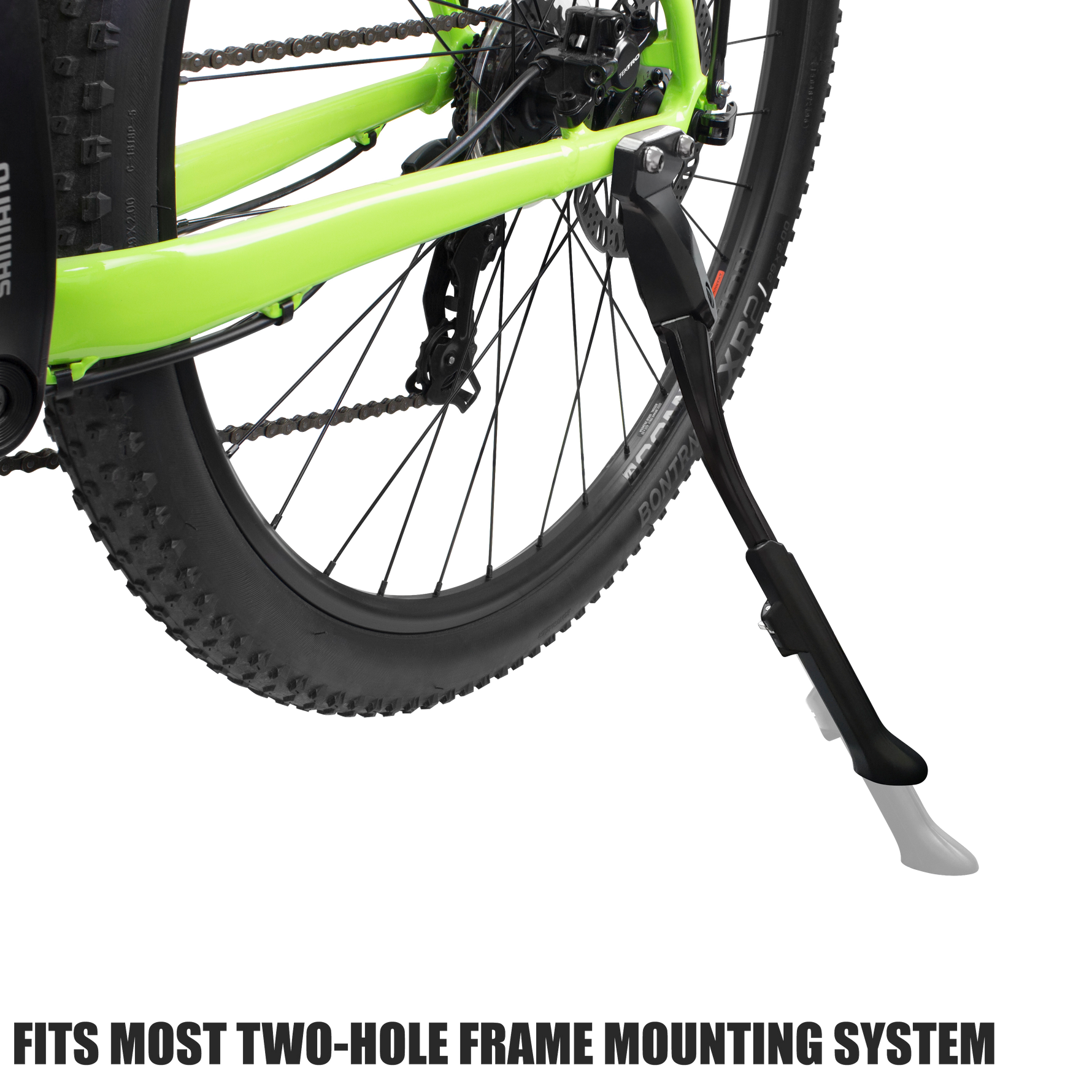 BV Rear Mount Bike Kickstand On Bike