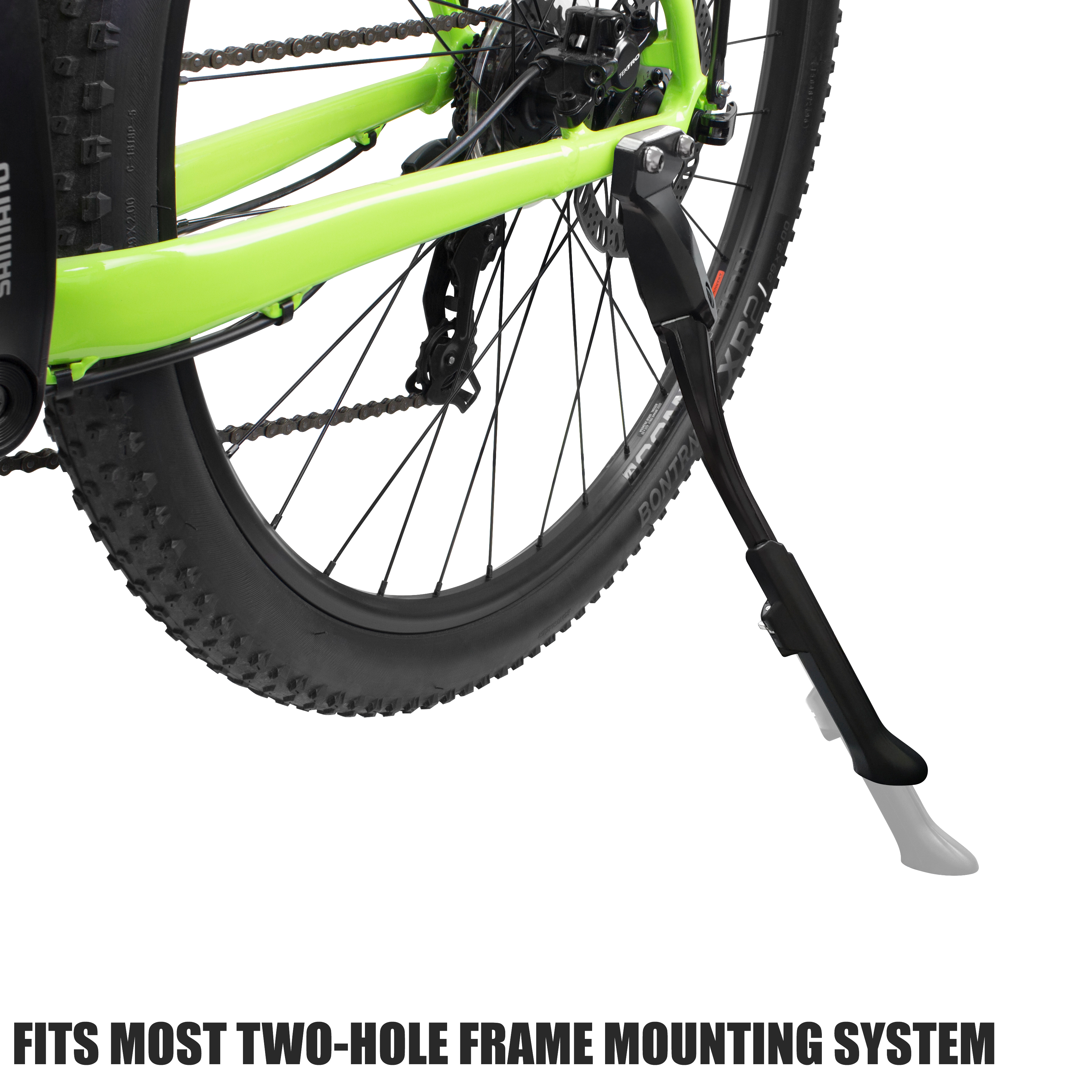 BV Rear Mount Bike Kickstand On Bike