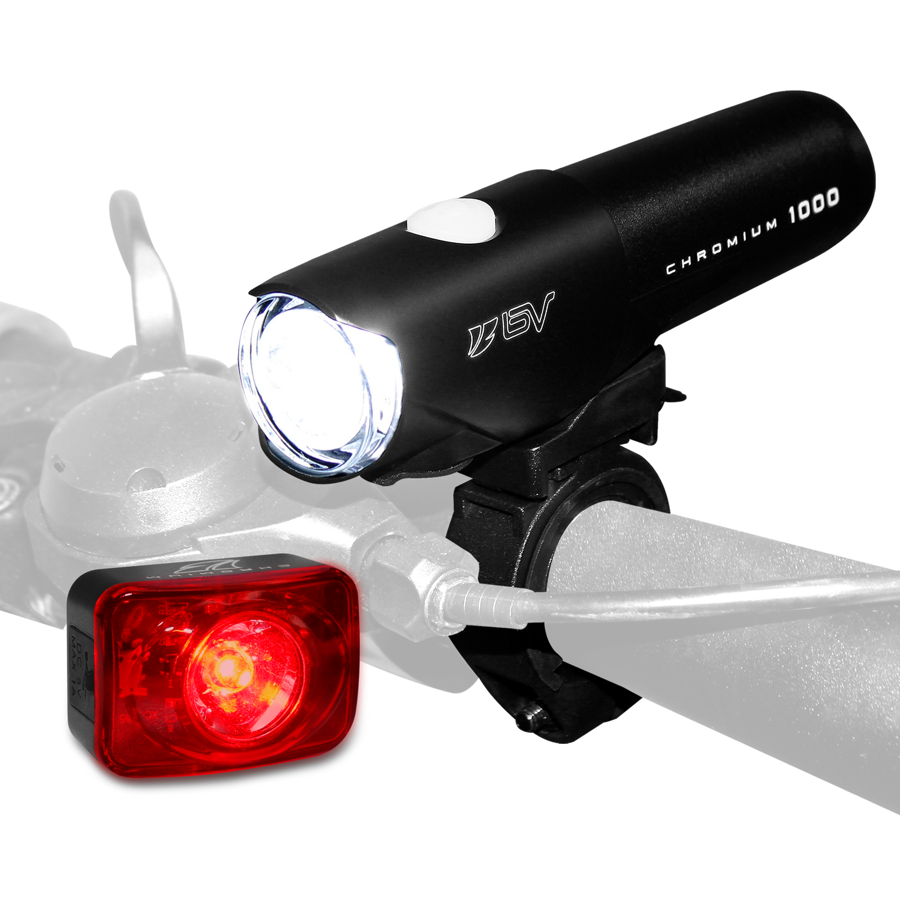 BV Rechargeable Headlight and Taillight 