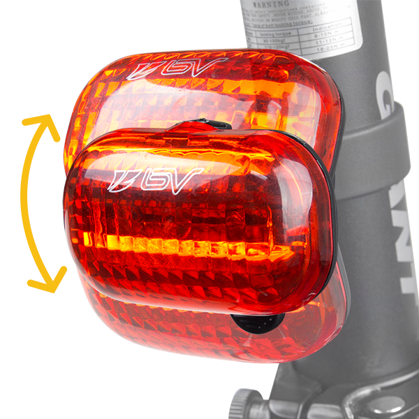 BV Bicycle LED Taillight Positioning