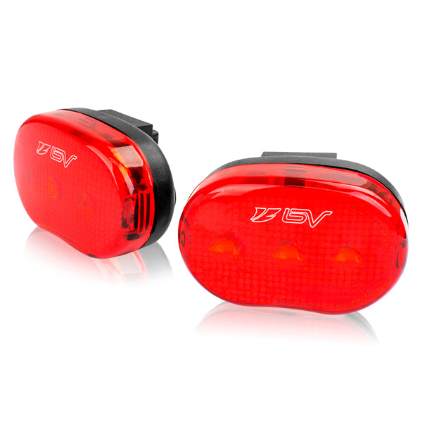BV Bike LED Taillight 2 Pack, Easy to Install for Cycling Safety Flashlight