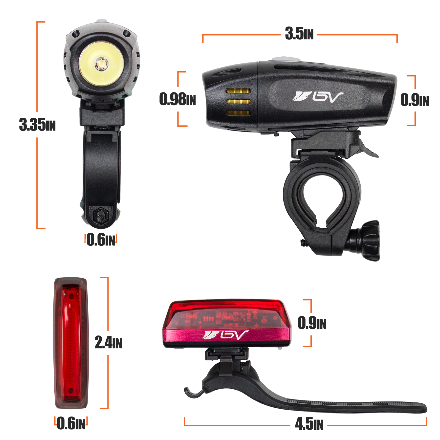 BV bicycle LED light BV-L819
