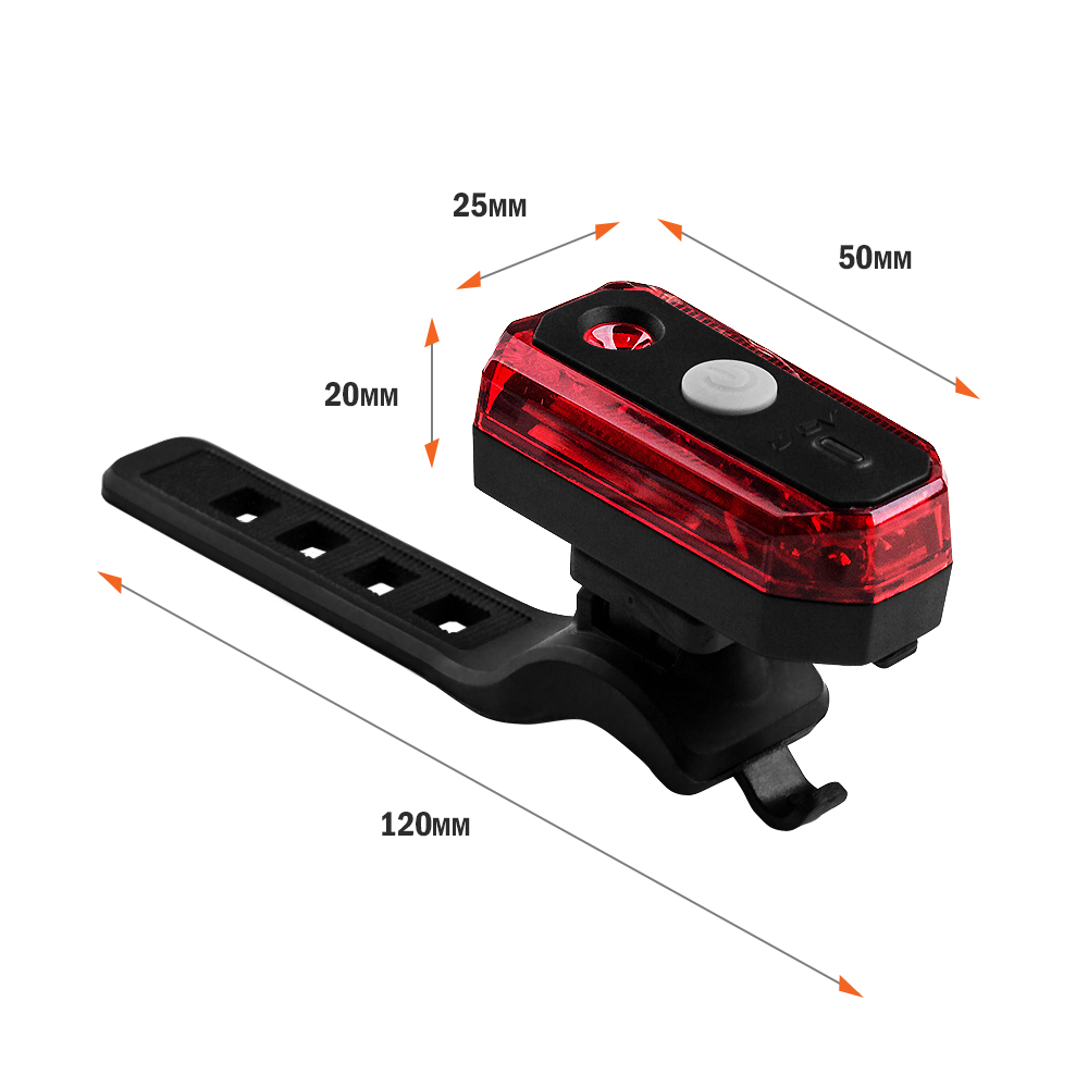 LED Taillight Dimensions
