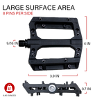 Bike Pedals Nylon Fiber