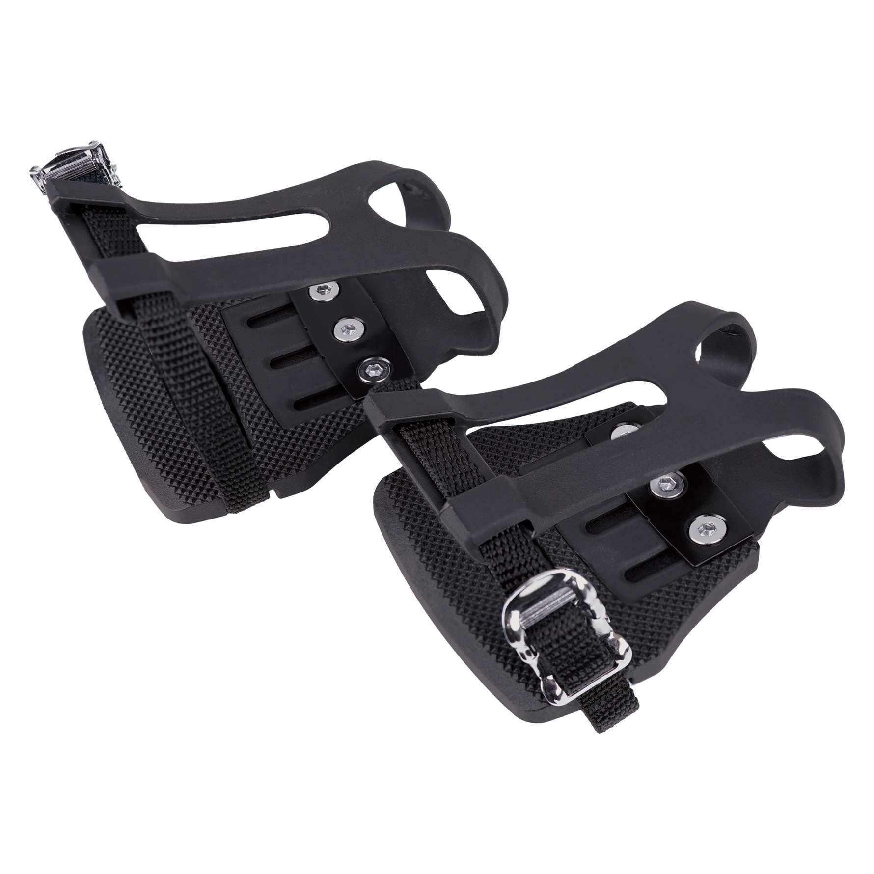 BV Bike Pedals Shimano SPD Compatible 9/16" with Toe Clips | BV-PD9