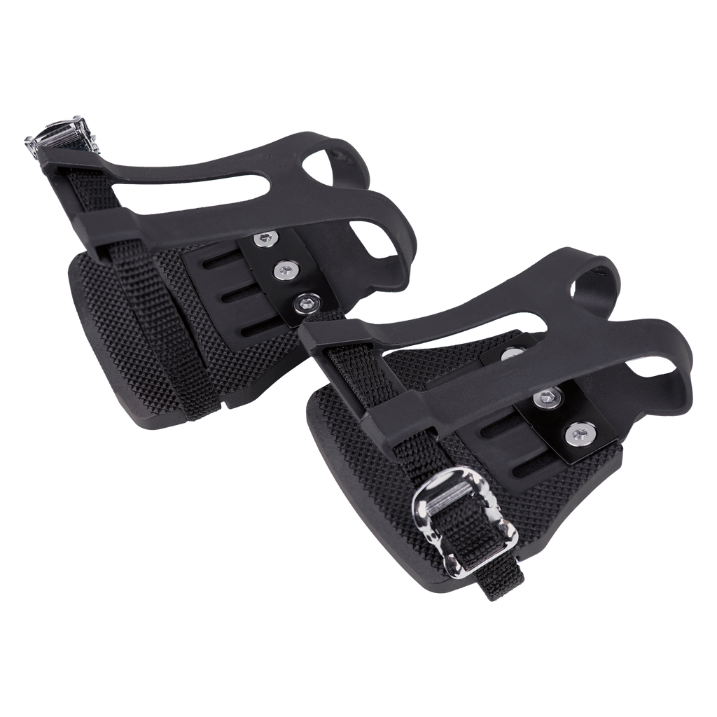 BV Shimano SPD Bike Dual Pedals with Toe Clips Bikepakmart