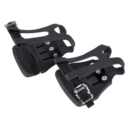 BV Bike Pedals Shimano SPD Compatible 9/16" with Toe Clips | BV-PD9