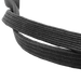 Black Elastic and Silver Hook