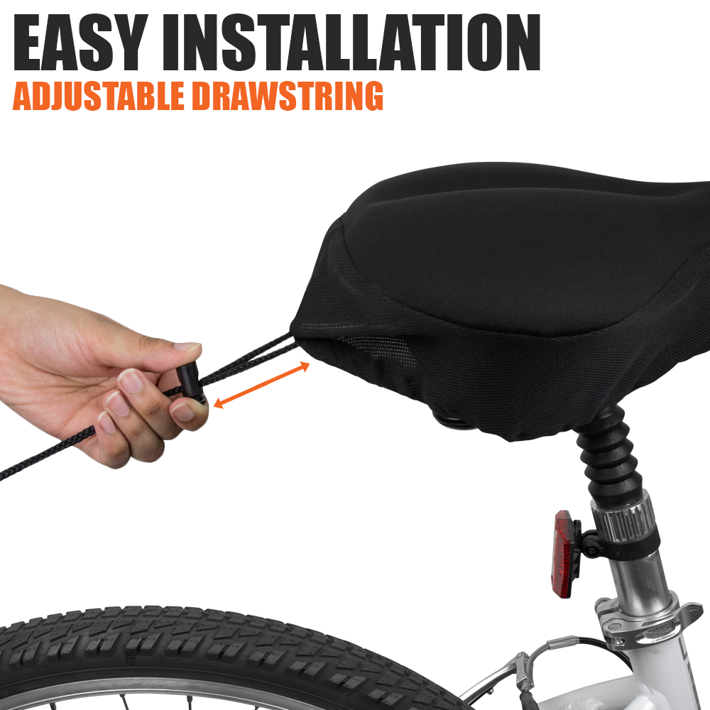 Bike Seat Adjustable Drawstring