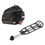 IBERA Bike Commuter Bag and Carrier Combo | IB-BA11-RA11