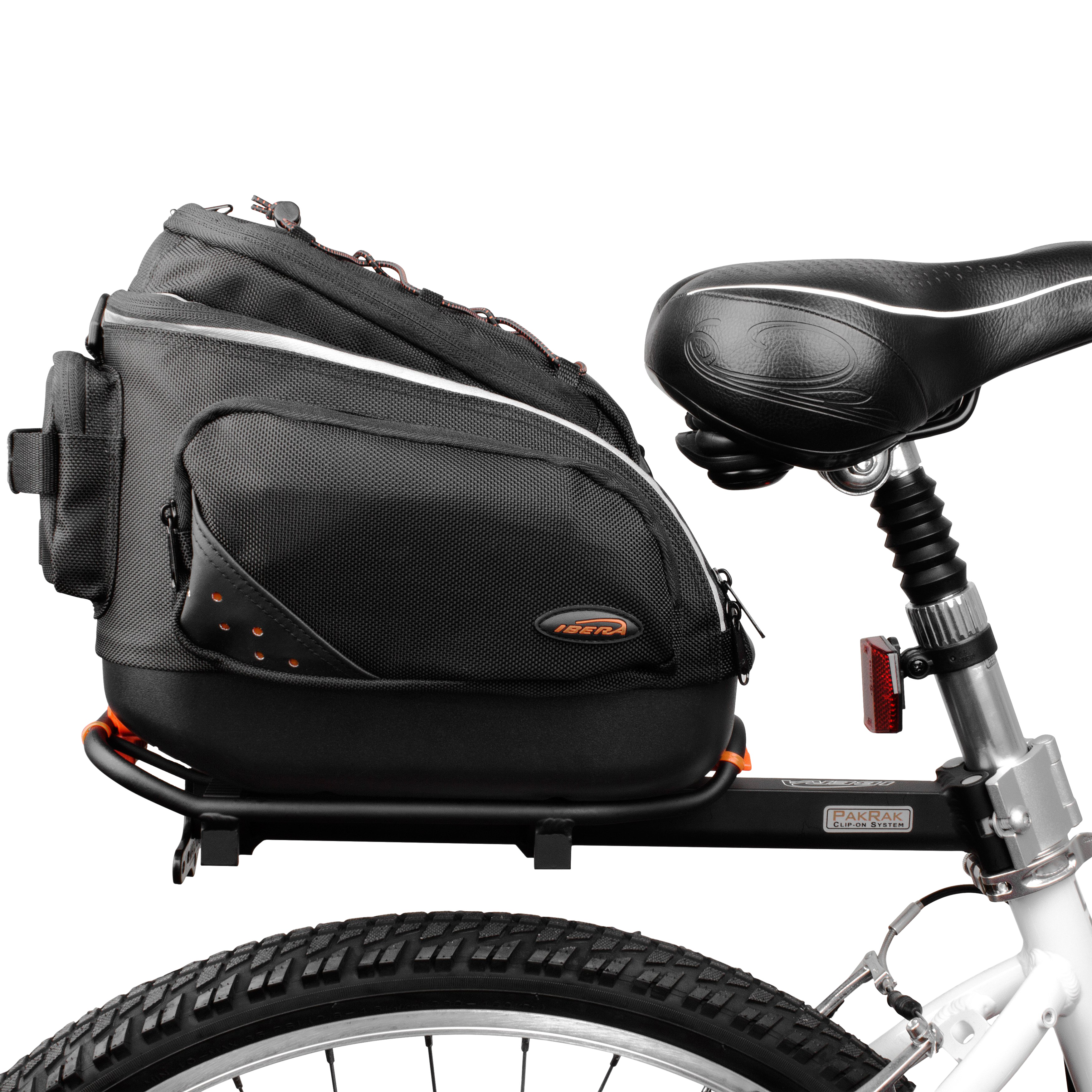 Bag and Carrier Attached to Bike
