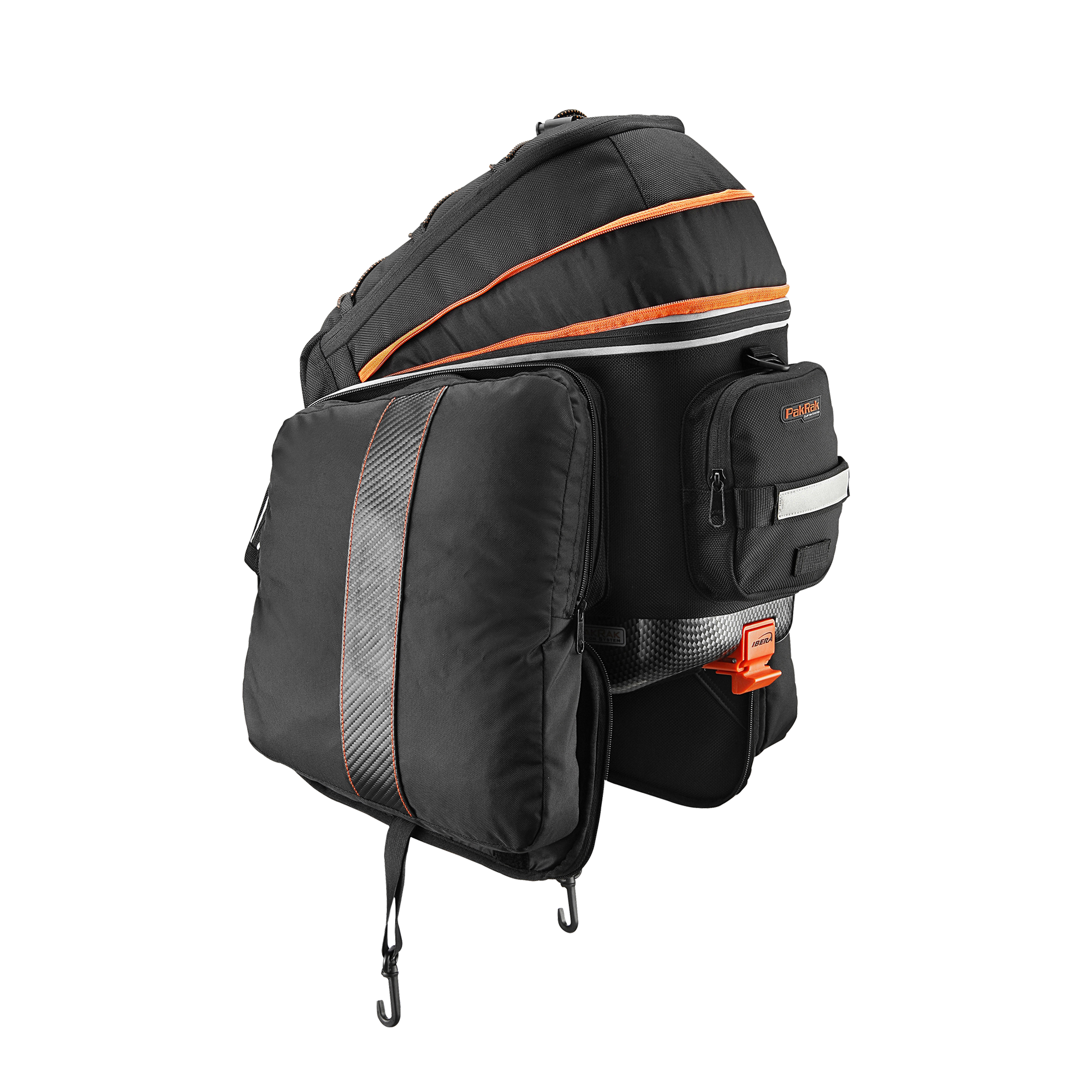 IBERA Commuter Bag Expandable Side Panniers | IB-BA14