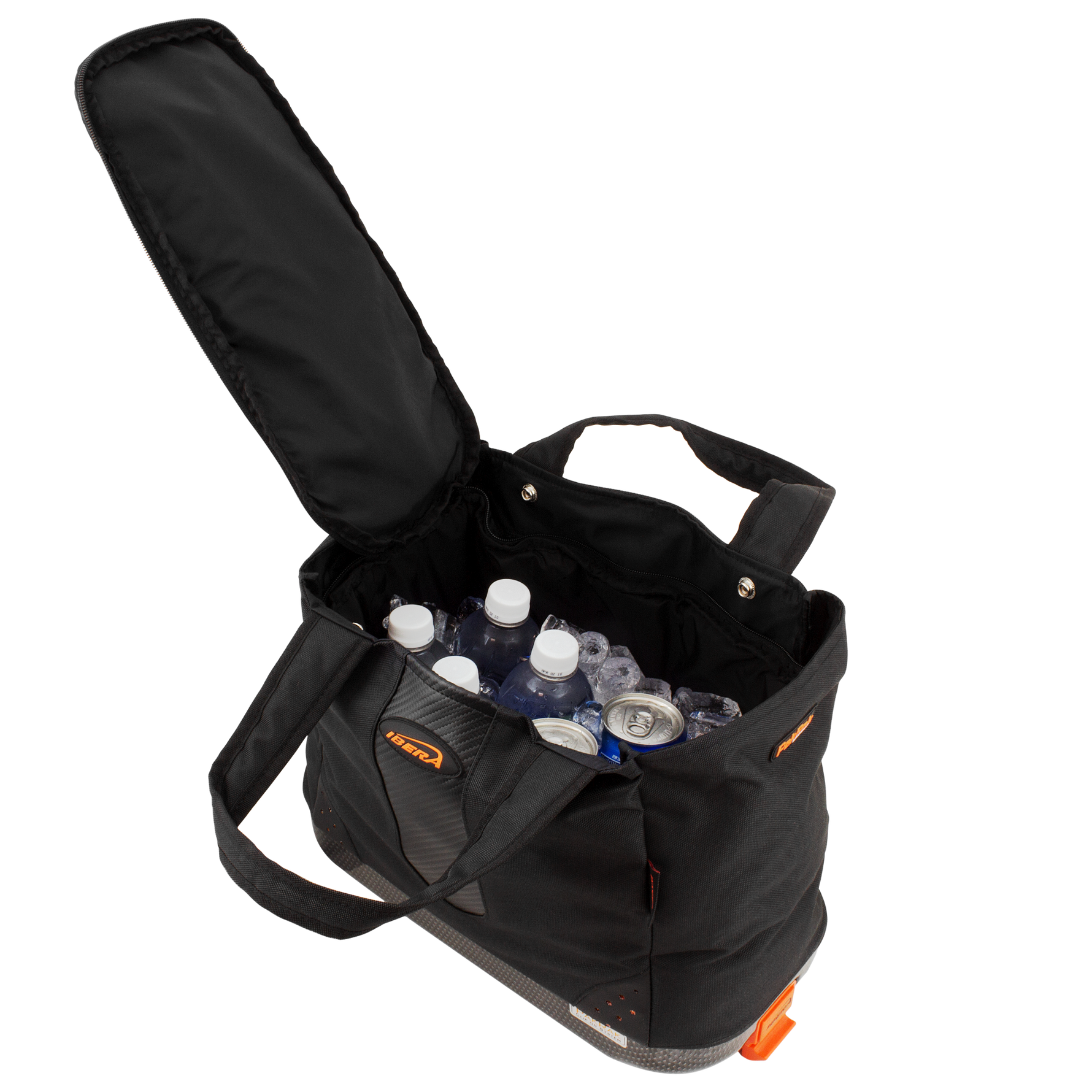 Opened Bag with Drinks Inside