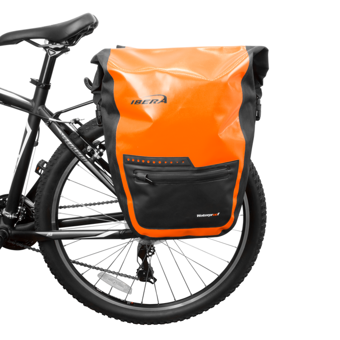 IBERA PakRak Bike Waterproof Pannier Bags-PAIR IB-BA20