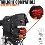 Bike Trunk Bag Supports Taillights