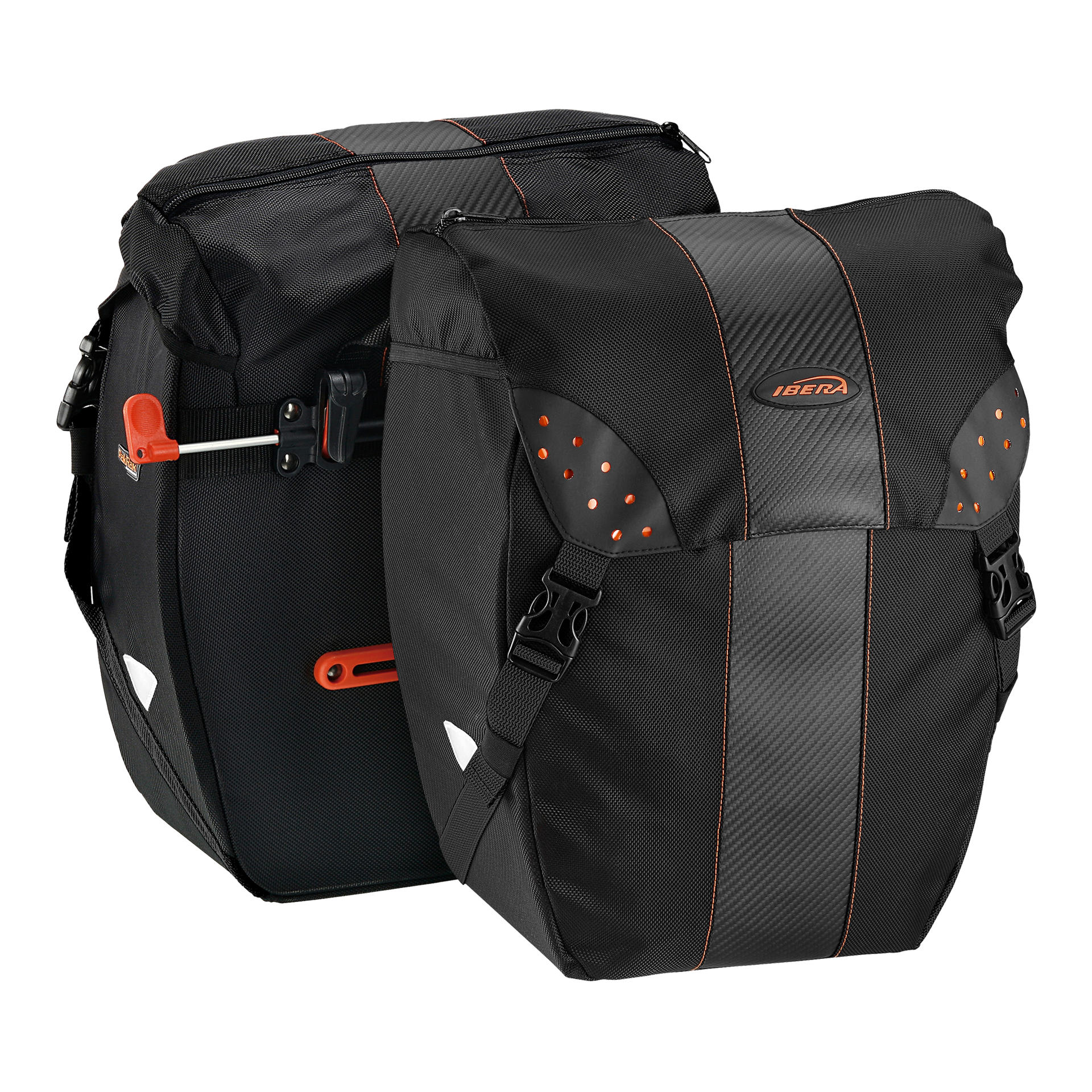 IBERA PakRak Bike Panniers | 30L Quick-Release Rack Bags - Bikepakmart