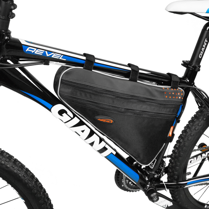 Side View of Bag Attached to Bike