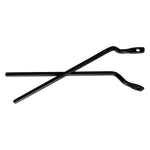 IBERA Black Replacement Rods - IB-RA4/RA5 Carrier Rack