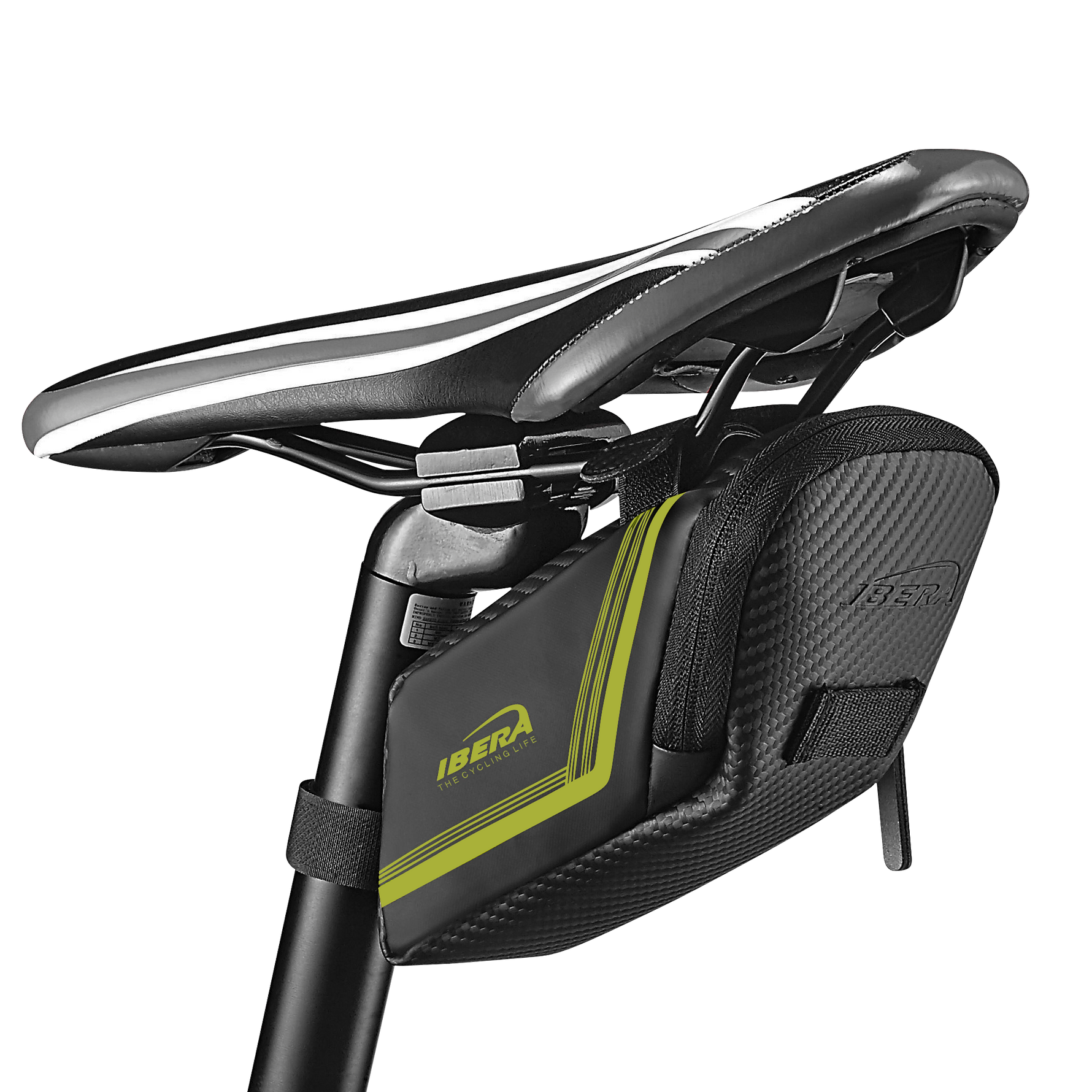 Green Saddle Bag Attached Under Seat