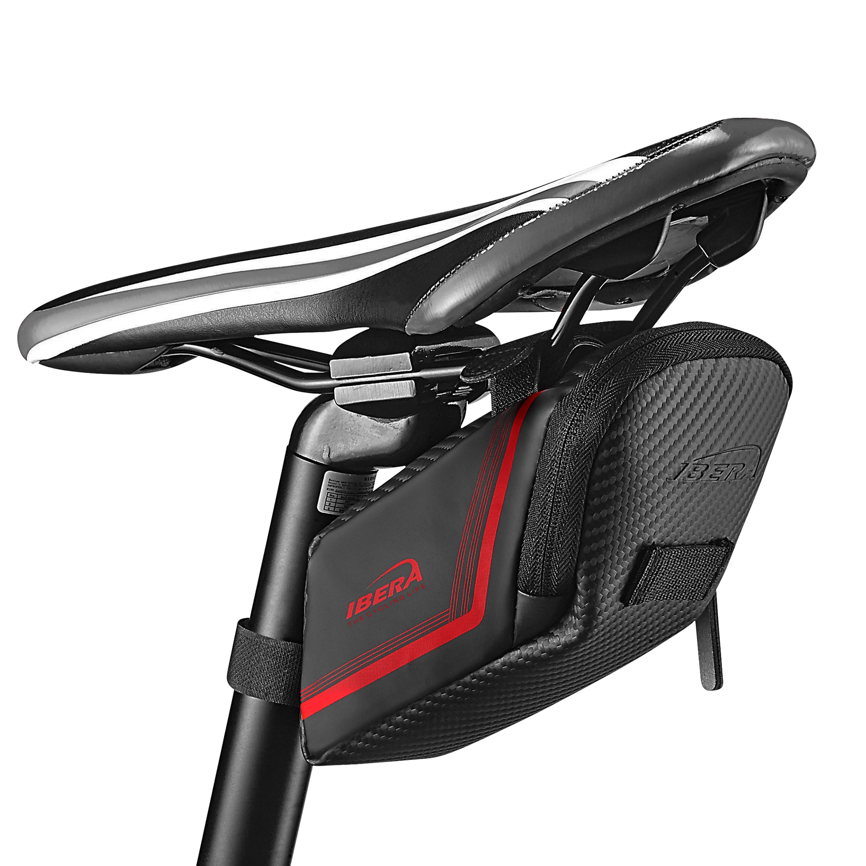 Red Saddle Bag Attached Under Seat