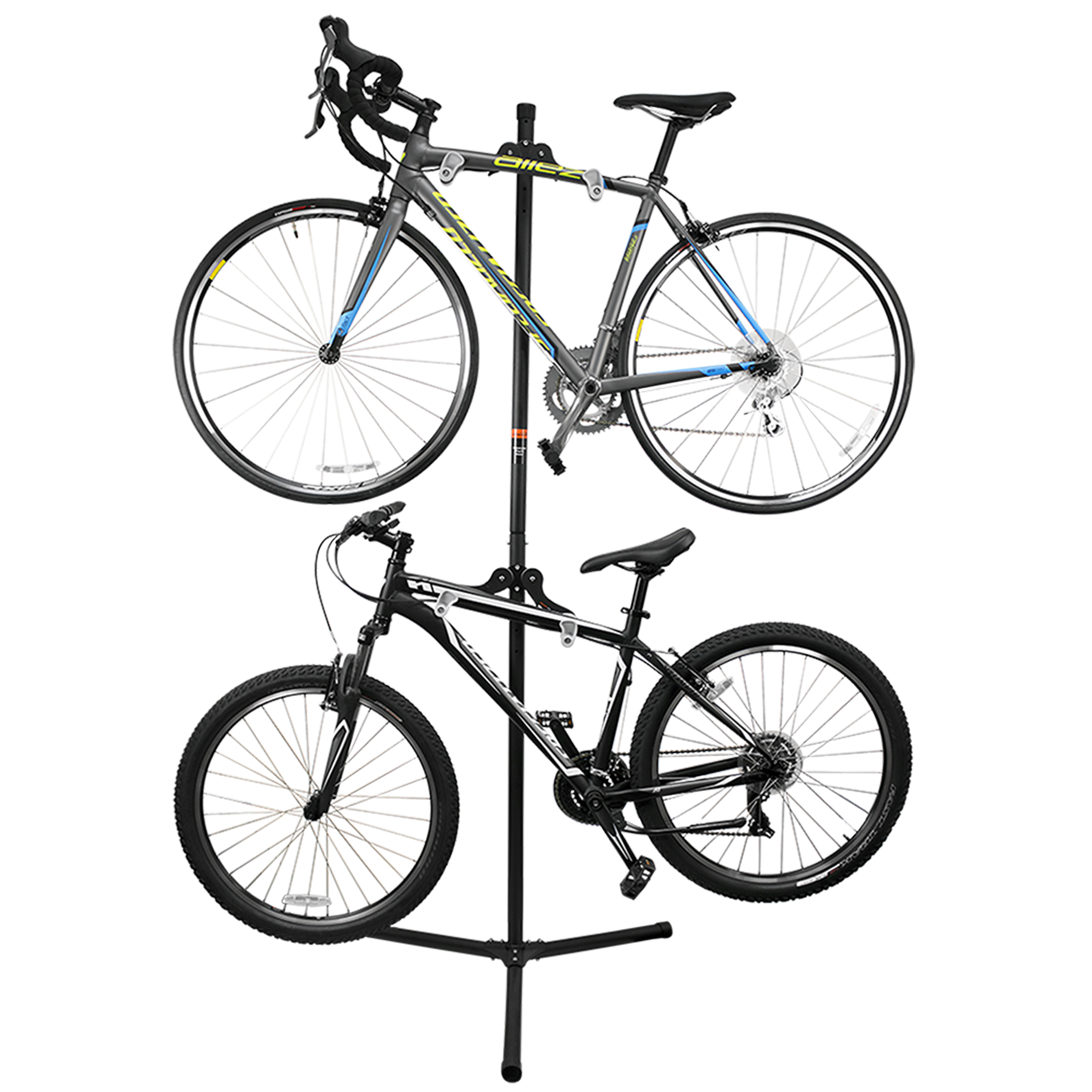 IBERA Horizontal Two Bike Hanger Stand, 45° Adjustable | IB-ST9