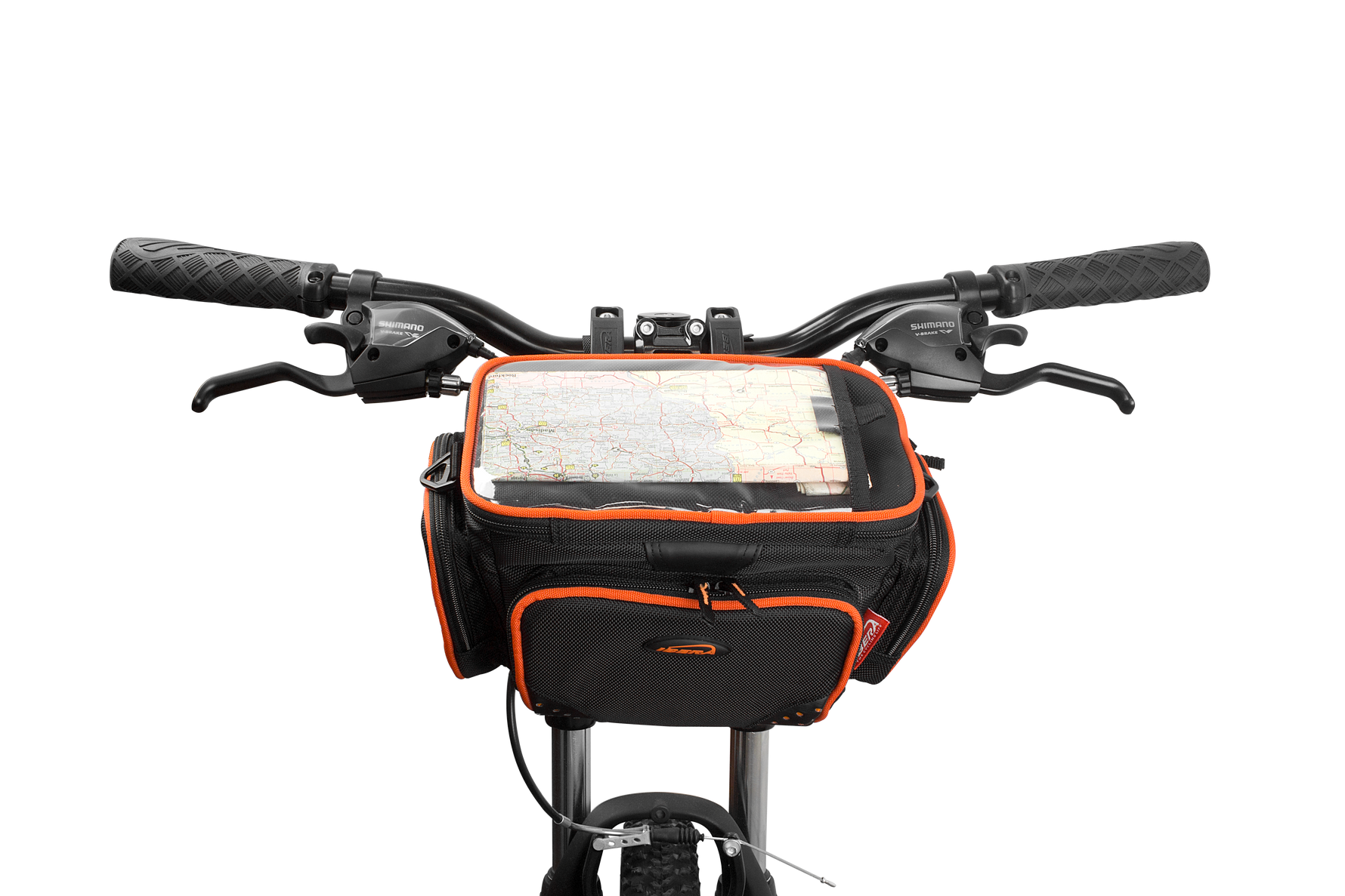 Front View of Bag on Bike